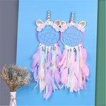 Indian Style Pink Unicorn Dreamcatcher Wind Chimes