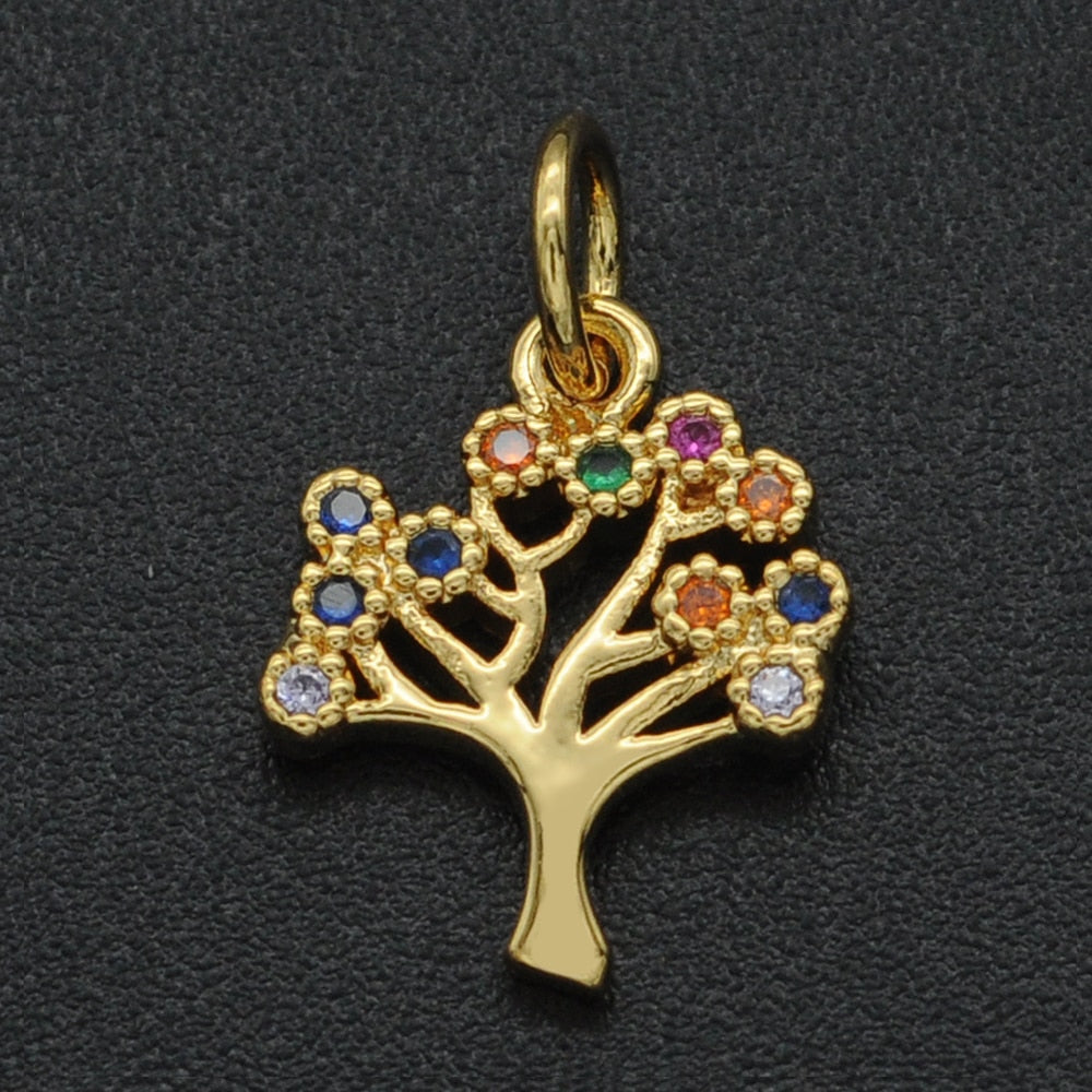 CZ Charms Cactus Necklace Pendant