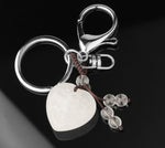  Pink Quartz Tiger Eye Keyring