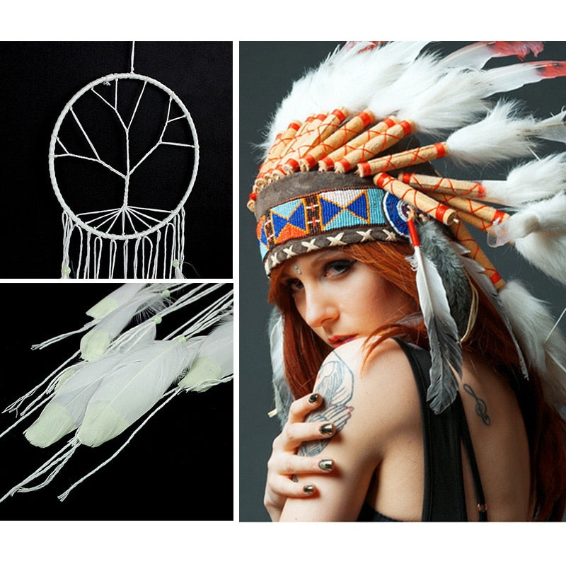 Tree of Life Fluorescence Dreamcatcher