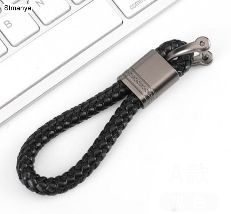 hand-woven leather Car Key Ring