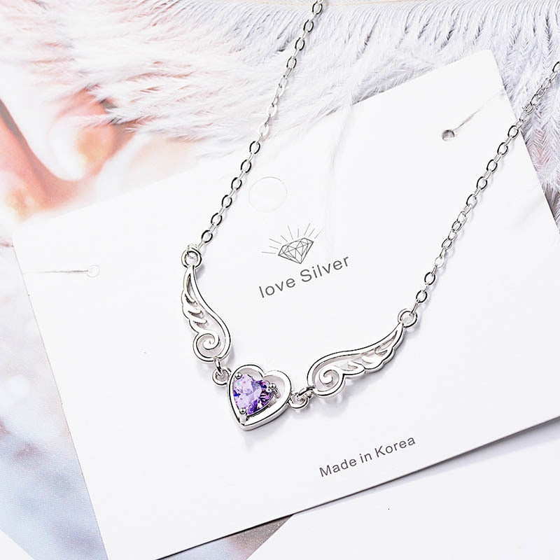 Amethyst Gemstones Pendants Necklace