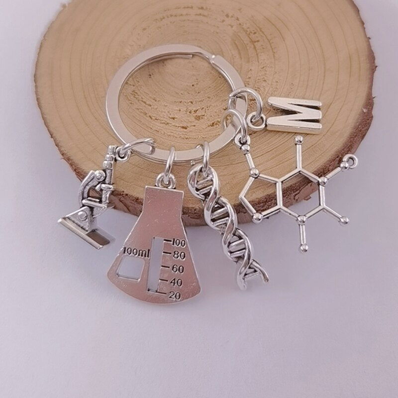 Doctor Molecular DNA Microscope Keychain