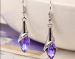 Ethnic Rhinestone Crystal Drop Earrings
