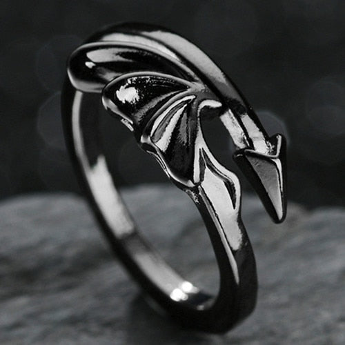 Double Head Snake Adjustable Rings