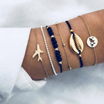 Bohemian Black Rope Chain Bracelet