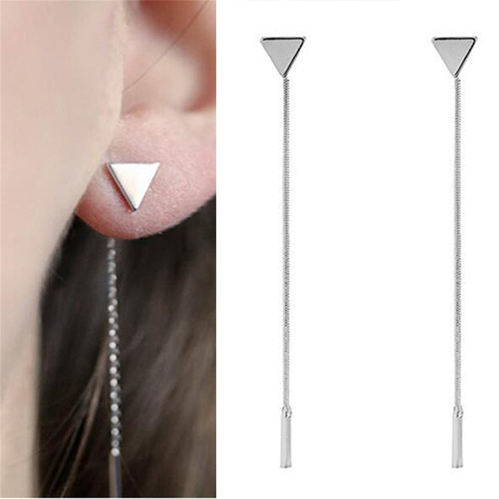 Luxury Gold Color Colorful Crystal Bow Stud Earrings