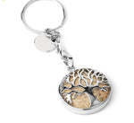Luxury Crystal Stone Tree of Life Keychain