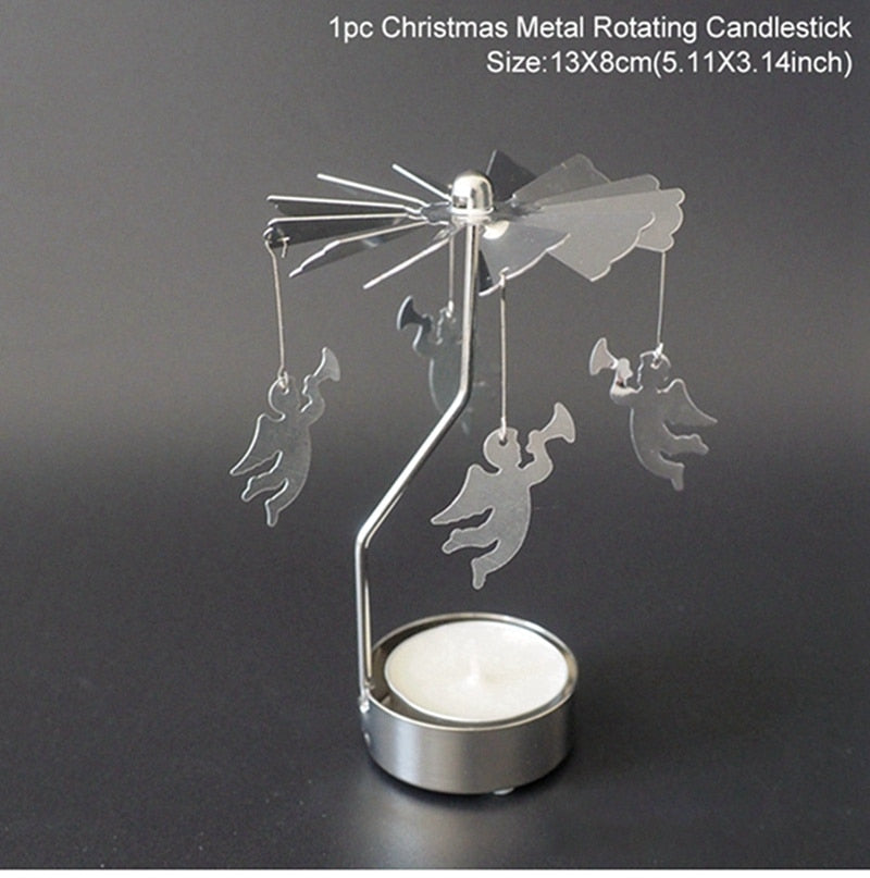 Christmas Rotary Candle Holder