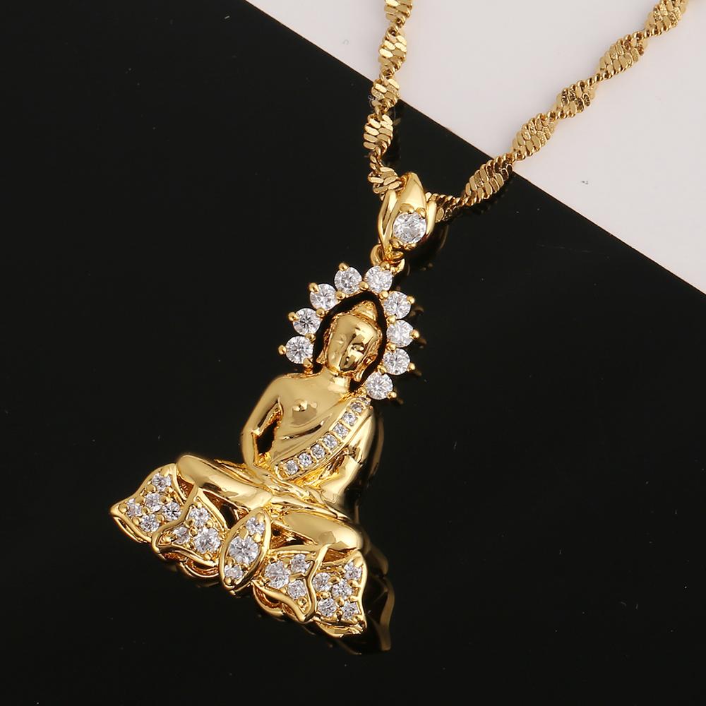 Amitabha Buddha Buddhist Pendant Necklace