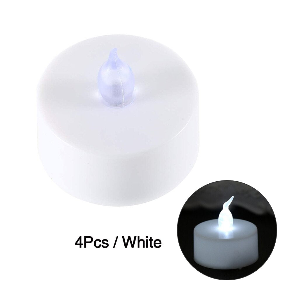 Christmas Snowman LED Light Candle