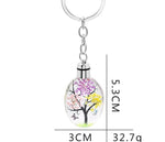 Silver Color Tree Keyring