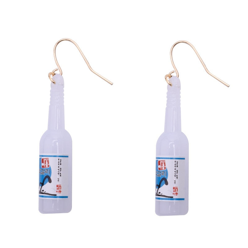 Mineral Water Bottles Earrings
