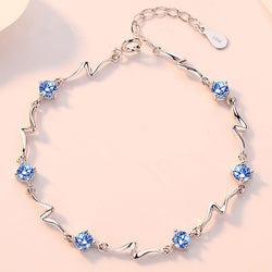 925 Sterling Silver Zirconia Bracelets