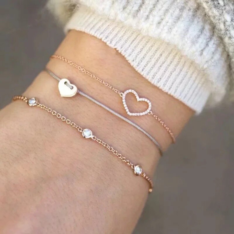 Bohemian Black Rope Chain Bracelet