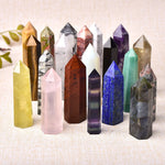 Natural Stones Crystal Point Wand Amethyst Energy Stone