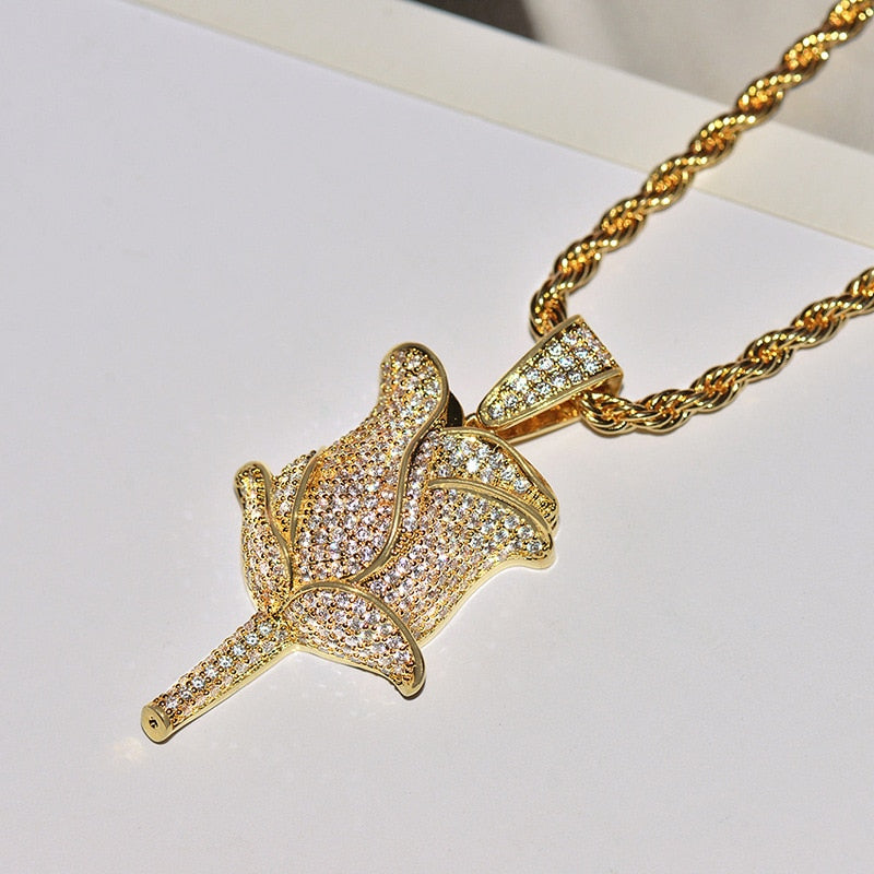 14K Gold 1 Carat Diamond Necklace