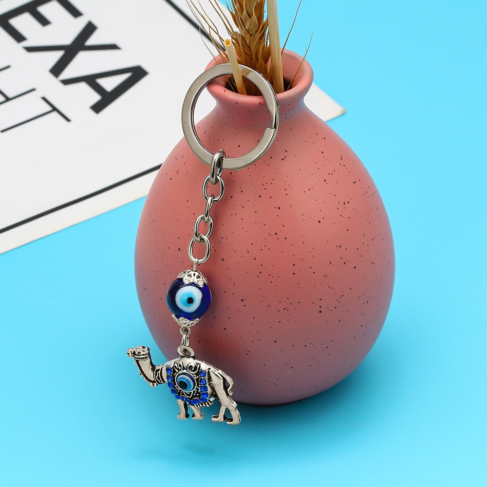 Eye Camel Starfish Charm Evil Eye Keychain