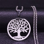 Tree of Life Stainless Steel Necklace