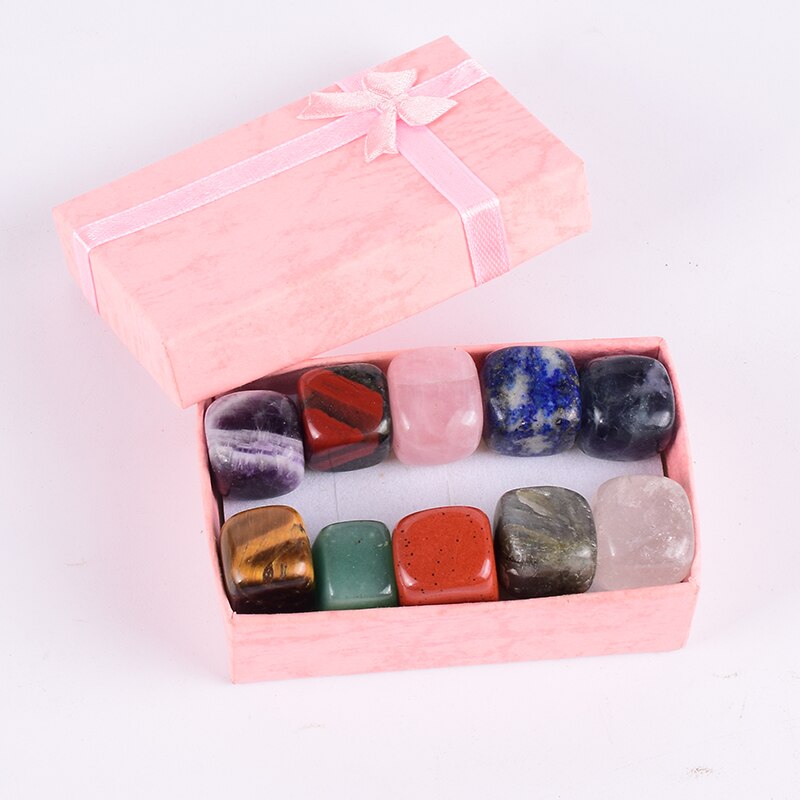Natural Stone Tumbled Gemstone Irregular Polishing Rock And Quartz Jade Amethyst Palm Bead For Chakra Healing Decor