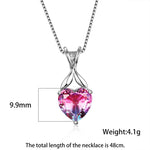 Rainbow Gradient Zircon Necklaces