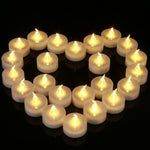 12Pcs Battery Operated LED Tea Lights Candles 