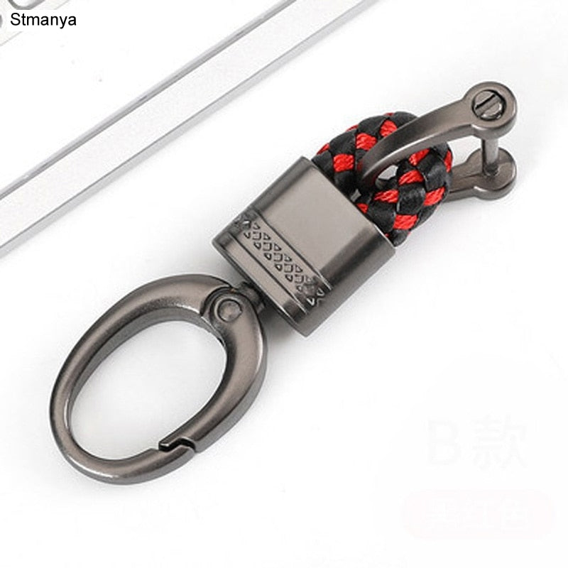hand-woven leather Car Key Ring