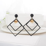 Circle Drop Earrings