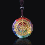 Orgonite Pendant Sri Yantra Necklace