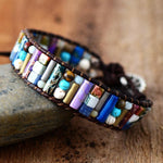 Single Leather Wrap Women Bracelet