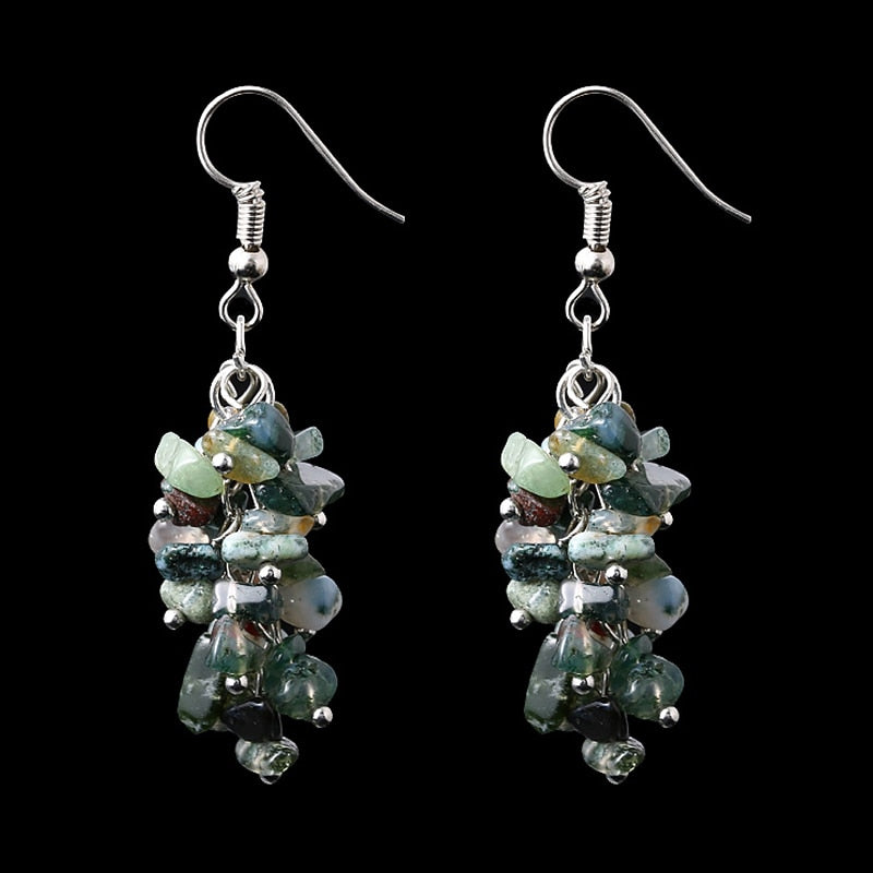 Crystal Quartz Dangle Earrings