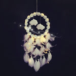 Indian Style Pink Unicorn Dreamcatcher Wind Chimes