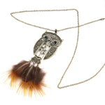 Feather Pendant Dreamcatcher Necklace