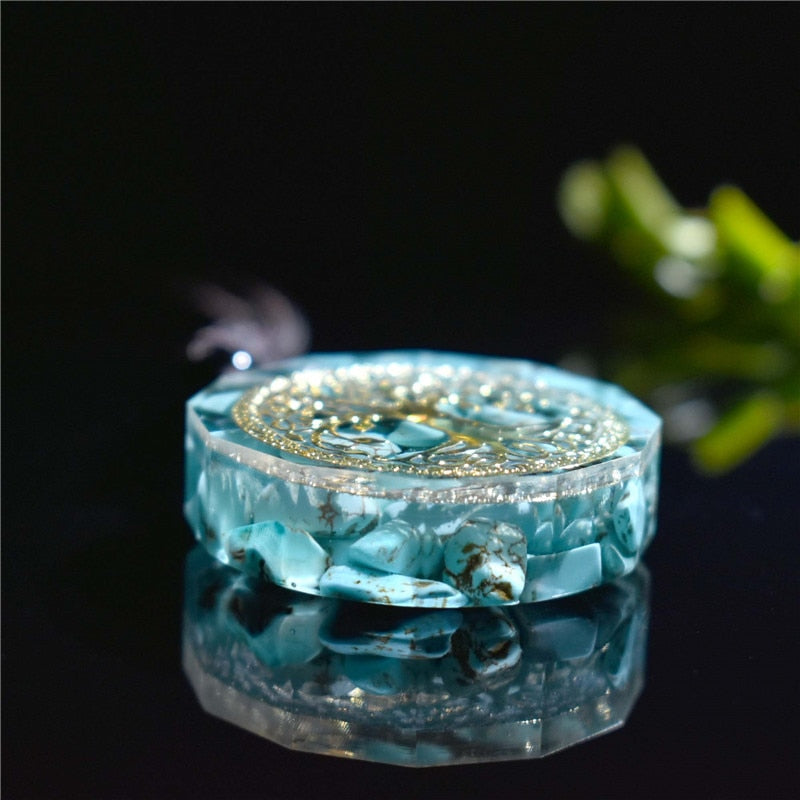 Tree Of Life Energy Orgonite Necklace