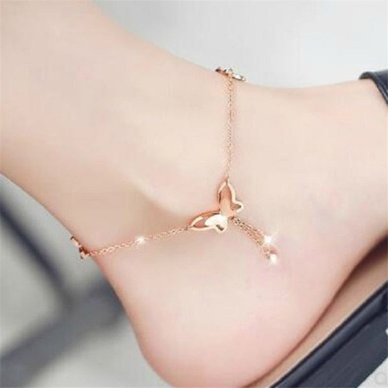 3Pcs Set Vintage Boho Anklets For Women 