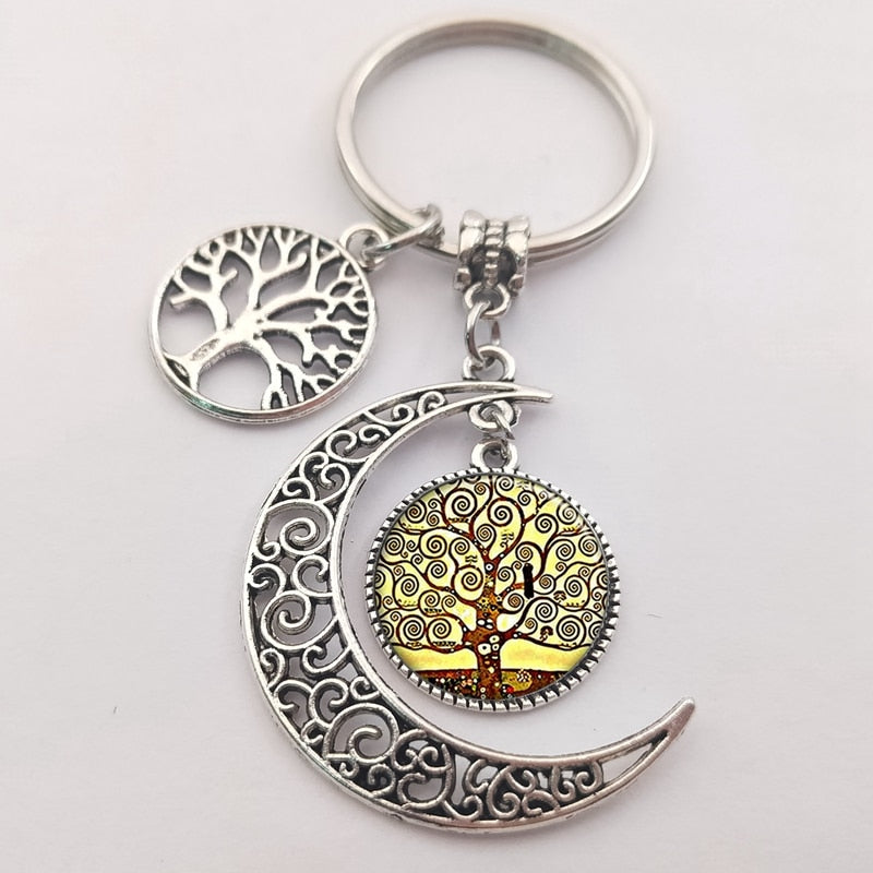 Tree of life statement keychain