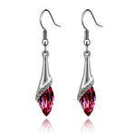 Ethnic Rhinestone Crystal Drop Earrings