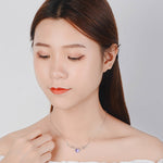 Amethyst Gemstones Pendants Necklace