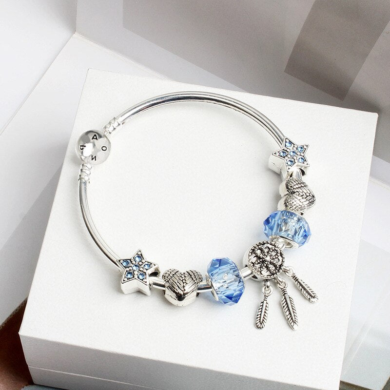 DREAM CATCHER PENDANT CHARM BRACELET