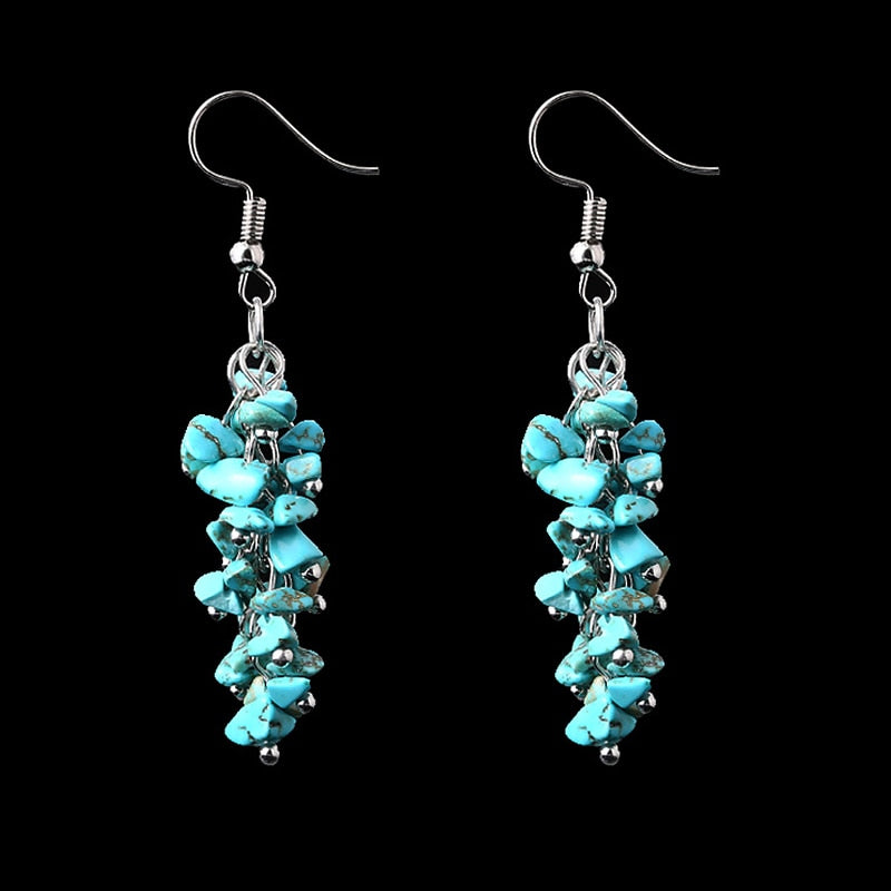 Crystal Quartz Dangle Earrings