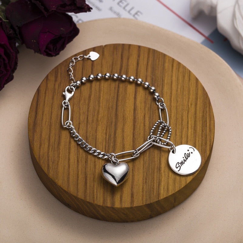 925 Sterling Silver Couple Bracelet