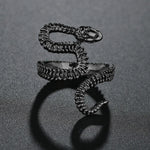 Double Head Snake Adjustable Rings