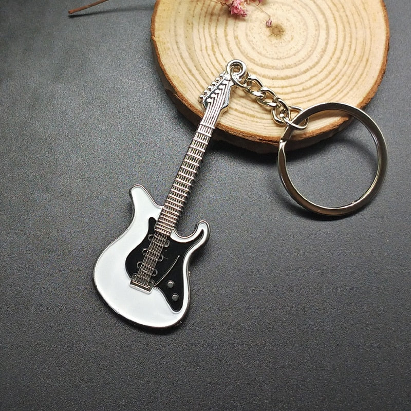 Guitar Metal 6 colour KeyChain