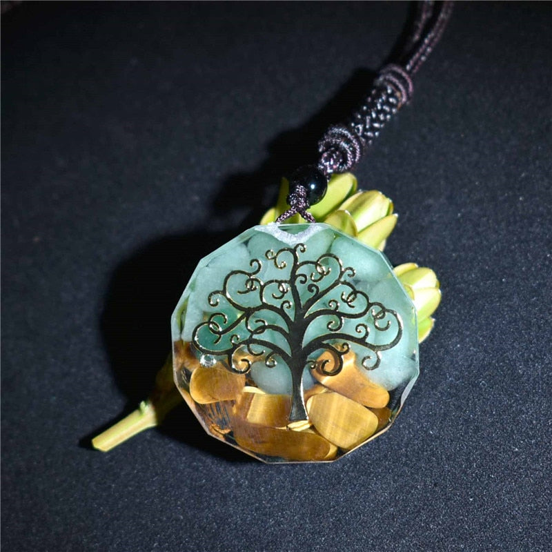 Orgonite Necklace Tree Of Life Pendant
