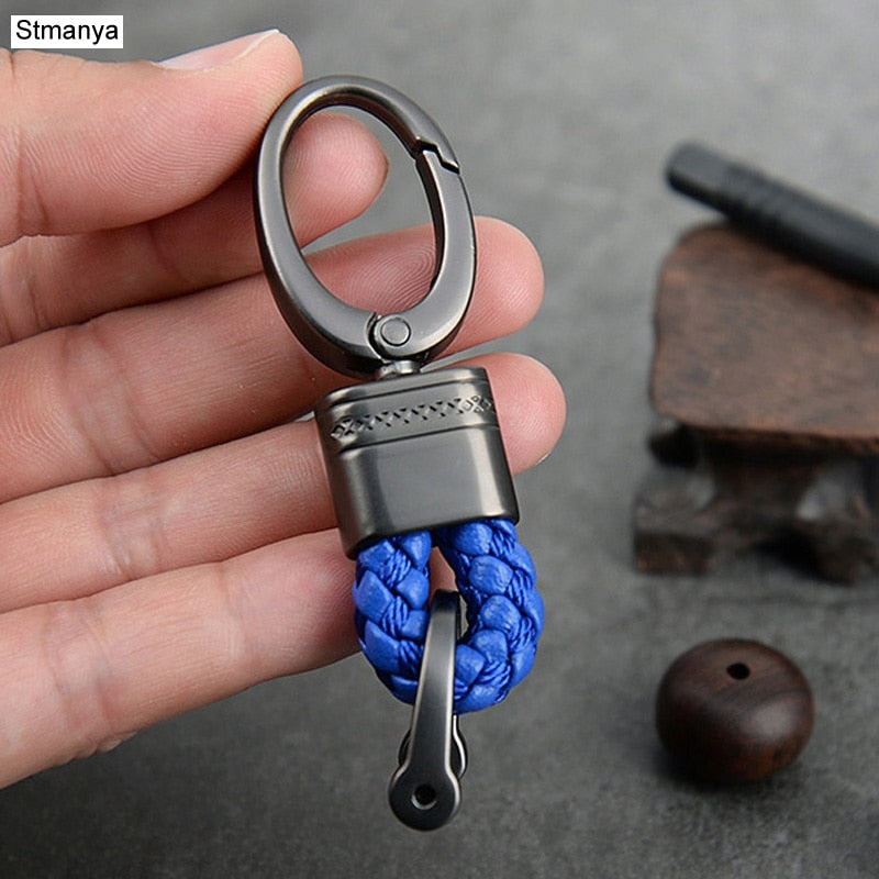 hand-woven leather Car Key Ring