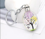 Silver Color Tree Keyring