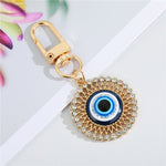 1Pcs Evil Eye Hamsa Hand  Key Ring