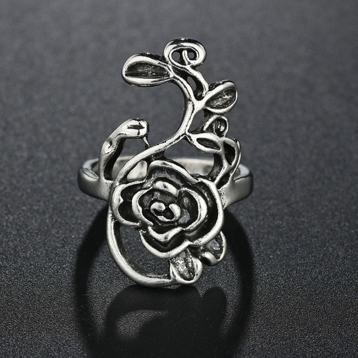 Double Head Snake Adjustable Rings