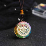 Orgonite Pendant Sri Yantra Necklace