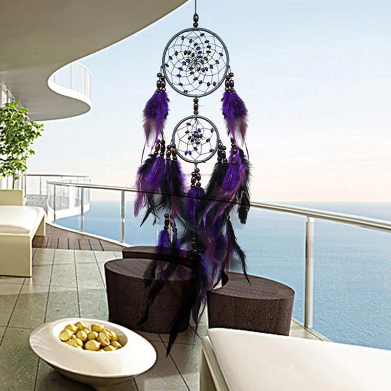 Dream Catchers Feathers Wall Hanging Nordic Room Car Home Decor hunter substance dreamcatcher99